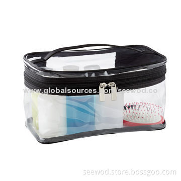 Transparent PVC cosmetic case